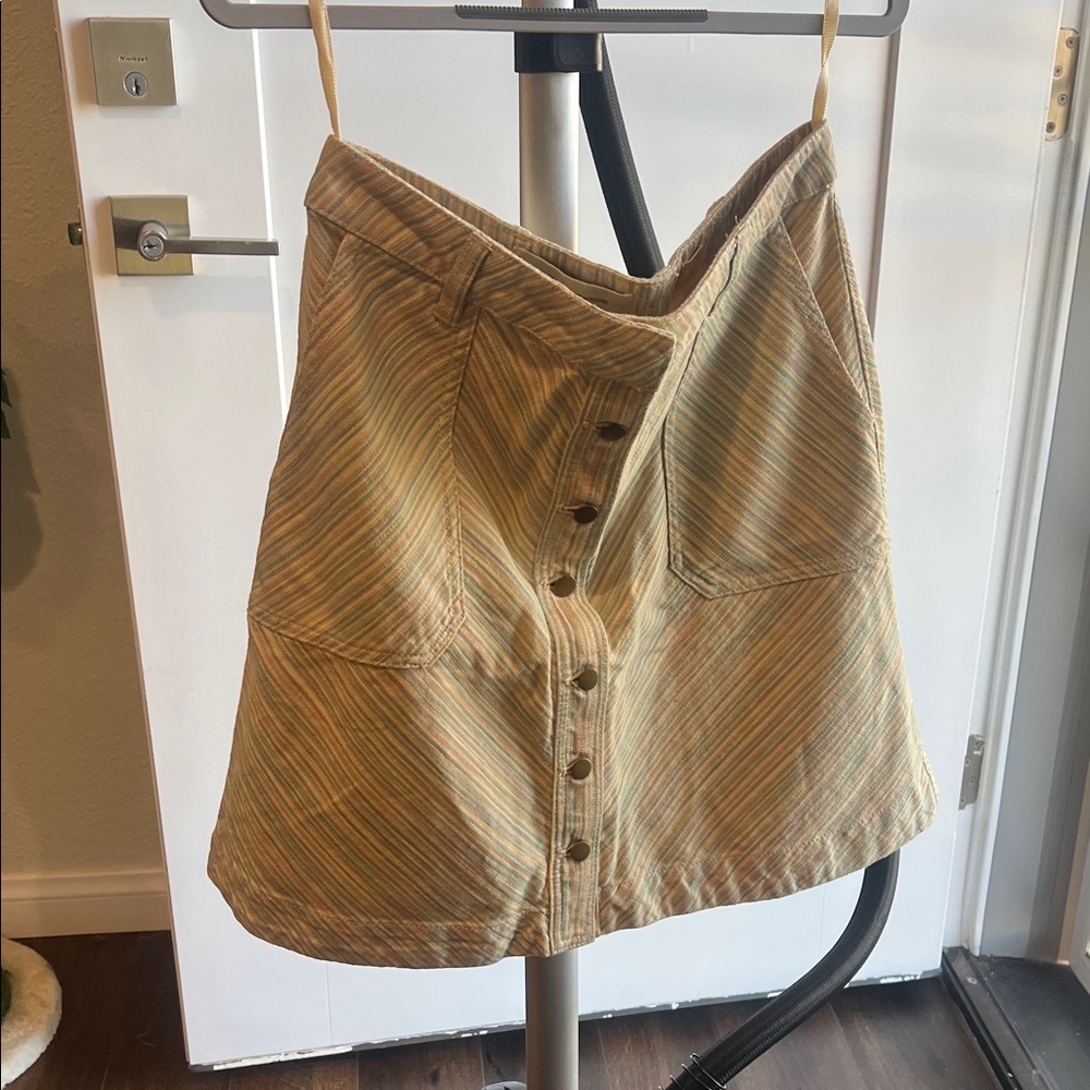 Pilcro Multicolor Striped Skirt